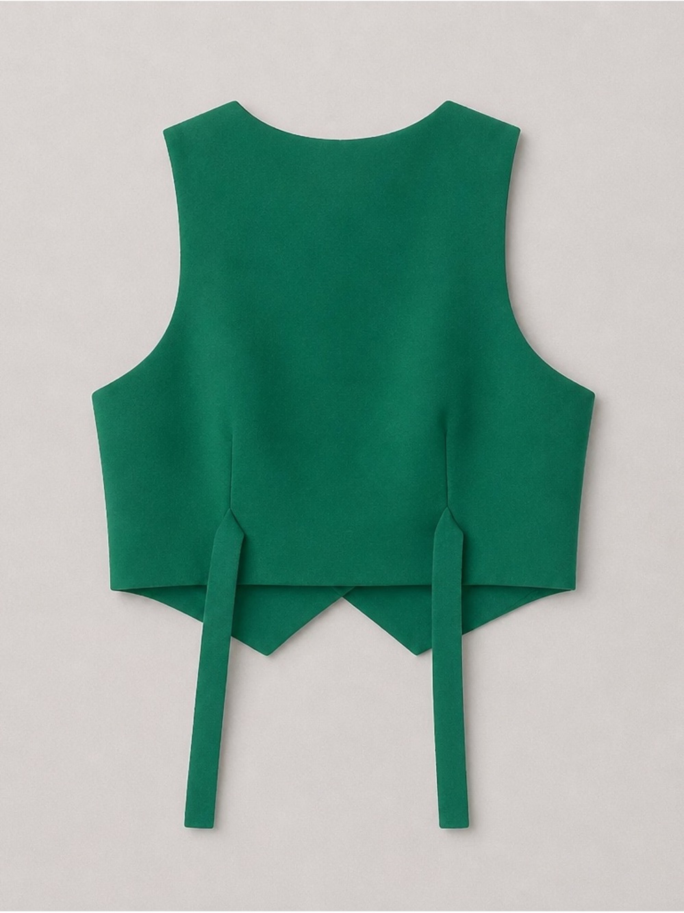 Sugarlips Emerald Green Tailored Vest - Picture 2 of 2